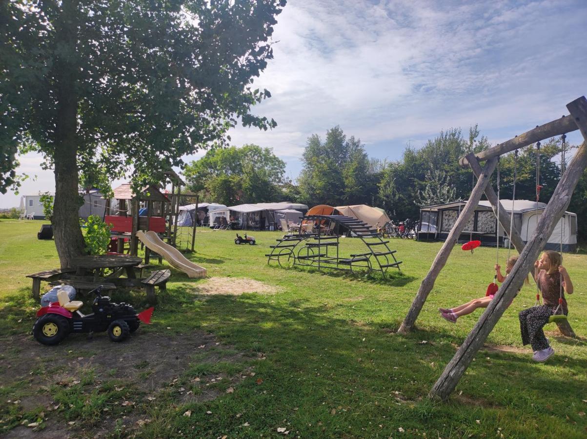 Chalet Weizicht Op Minicamping Hoogelande Grijpskerke Exteriér fotografie