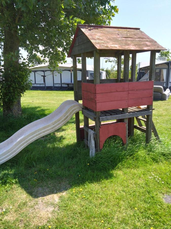 Chalet Weizicht Op Minicamping Hoogelande Grijpskerke Exteriér fotografie