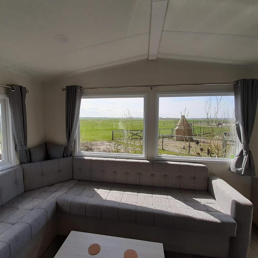 Chalet Weizicht Op Minicamping Hoogelande Grijpskerke Exteriér fotografie